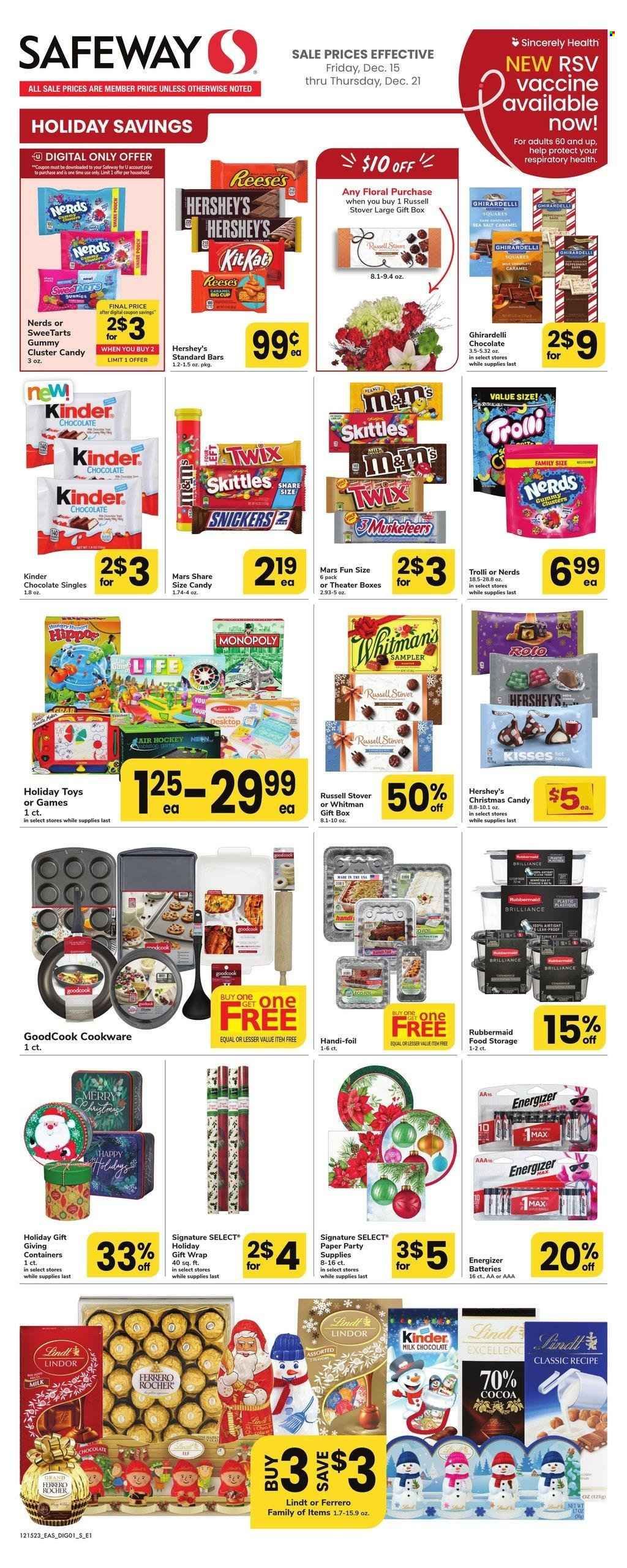 Safeway (MD, VA) Weekly Ad Flyer Specials December 15 to December 21, 2023