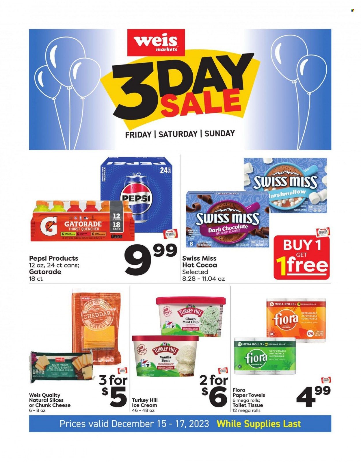 Weis (MD, NY, PA) Weekly Ad Flyer Specials December 15 to December 17, 2023
