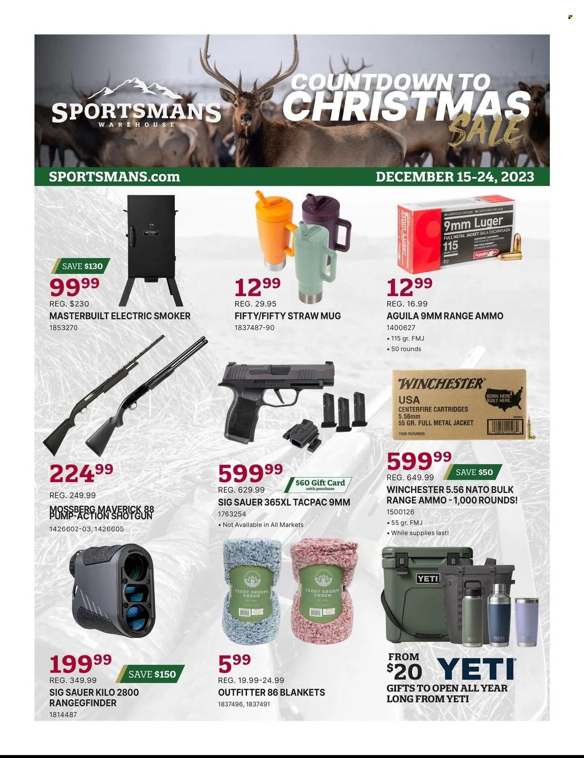 Sportsman's Warehouse Weekly Ad Flyer Specials December 15 to December 24, 2023