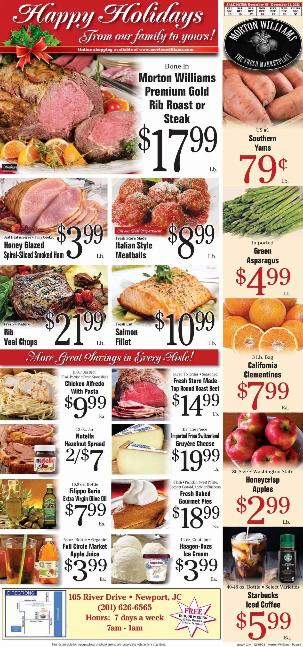 Morton Williams (NJ) Weekly Ad Flyer Specials December 15 to December 21, 2023