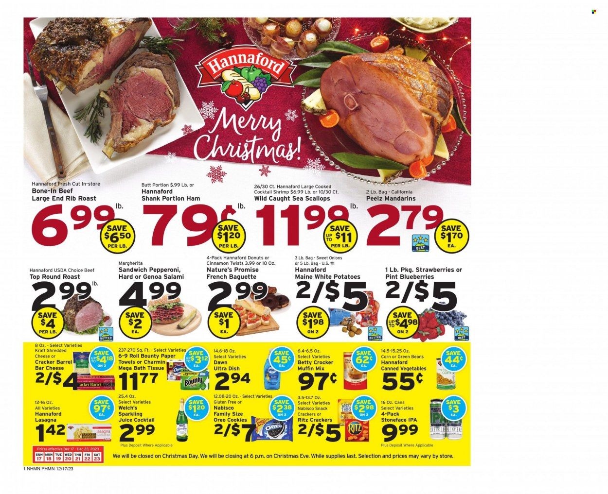 Hannaford (NH) Weekly Ad Flyer Specials December 17 to December 23, 2023