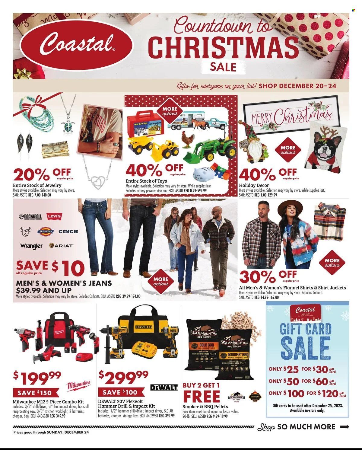 Coastal Farm & Ranch Weekly Ad Flyer Specials December 20 to December 24, 2023