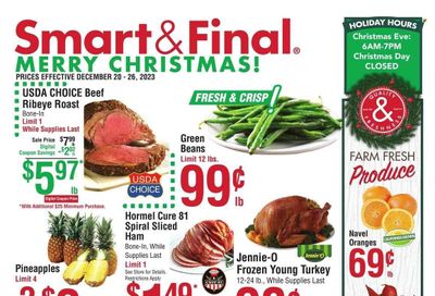 Smart & Final (CA) Weekly Ad Flyer Specials December 20 to December 26, 2023