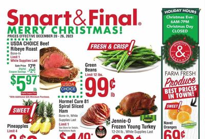 Smart & Final (CA) Weekly Ad Flyer Specials December 20 to December 26, 2023