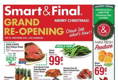 Smart & Final (CA) Weekly Ad Flyer Specials December 20 to December 26, 2023