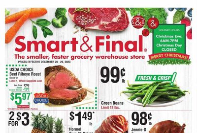Smart & Final (NV) Weekly Ad Flyer Specials December 20 to December 26, 2023