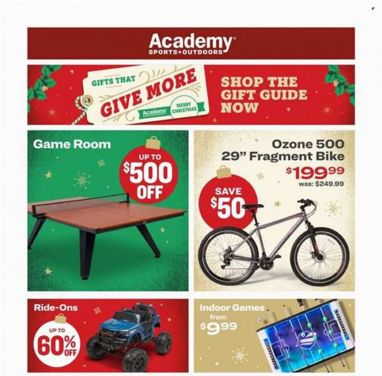 Academy Sports + Outdoors Weekly Ad Flyer Specials December 18 to December 24, 2023