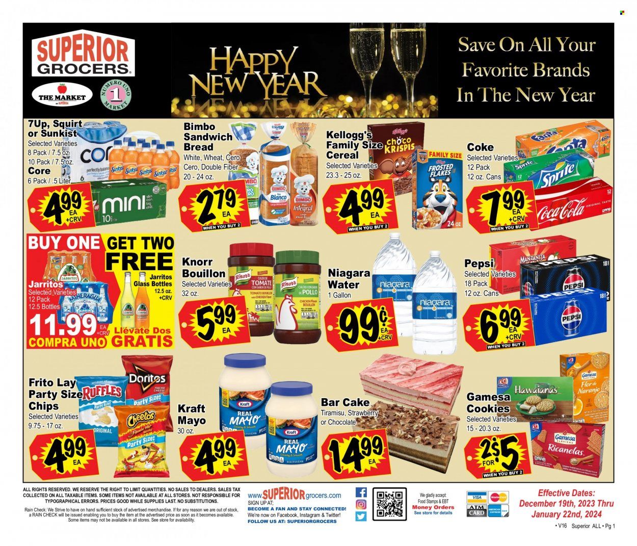 Superior Grocers (CA) Weekly Ad Flyer Specials December 19 to January 22, 2024