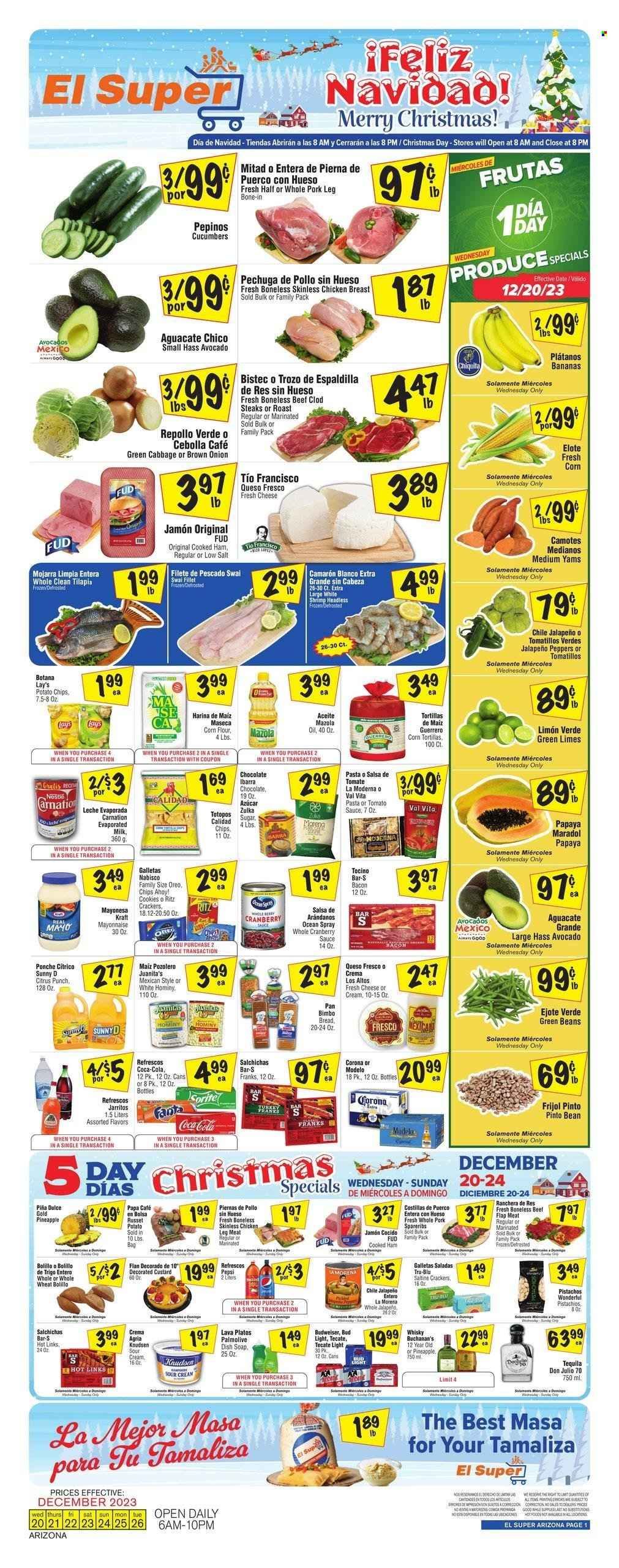 El Super (AZ) Weekly Ad Flyer Specials December 20 to December 26, 2023