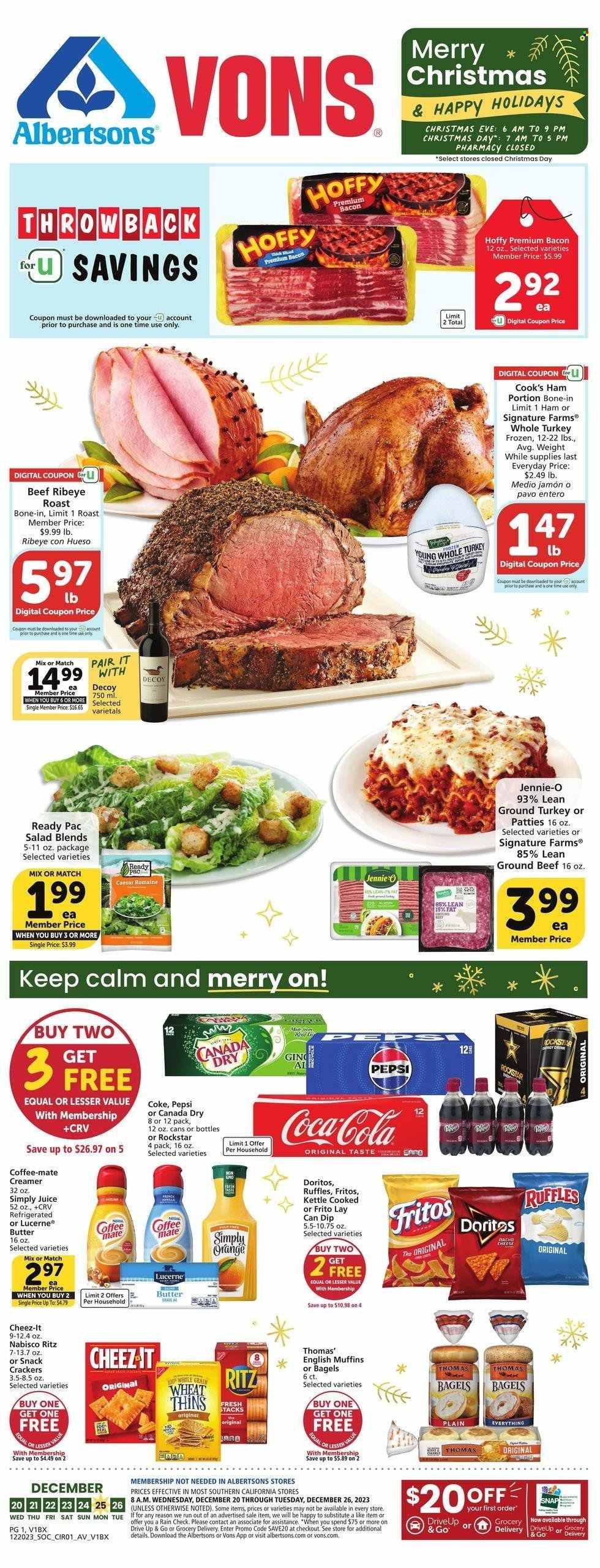 Vons (CA) Weekly Ad Flyer Specials December 20 to December 26, 2023