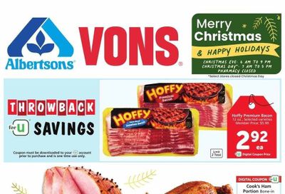 Vons (CA) Weekly Ad Flyer Specials December 20 to December 26, 2023