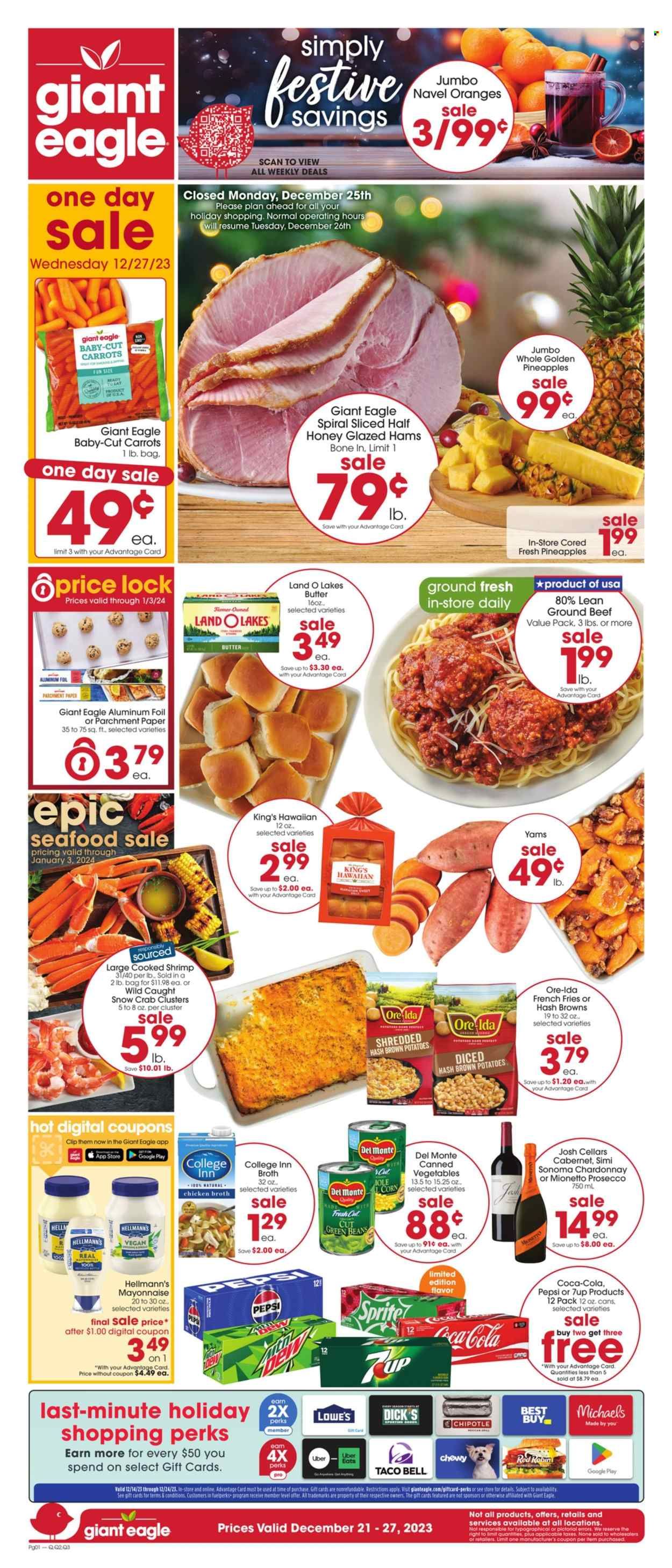 Giant Eagle (OH) Weekly Ad Flyer Specials December 21 to December 27, 2023