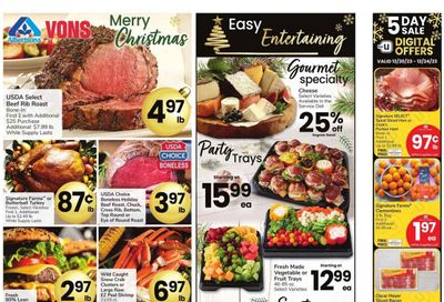 Vons (NV) Weekly Ad Flyer Specials December 20 to December 26, 2023