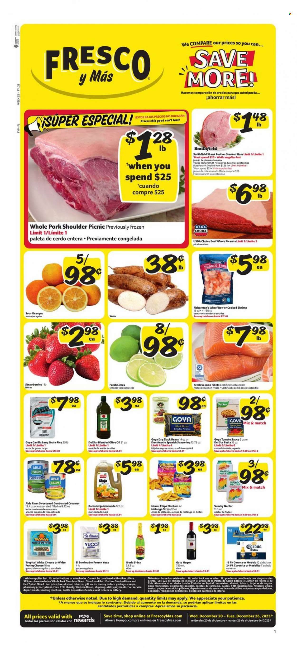 Fresco y Más (FL) Weekly Ad Flyer Specials December 20 to December 26, 2023
