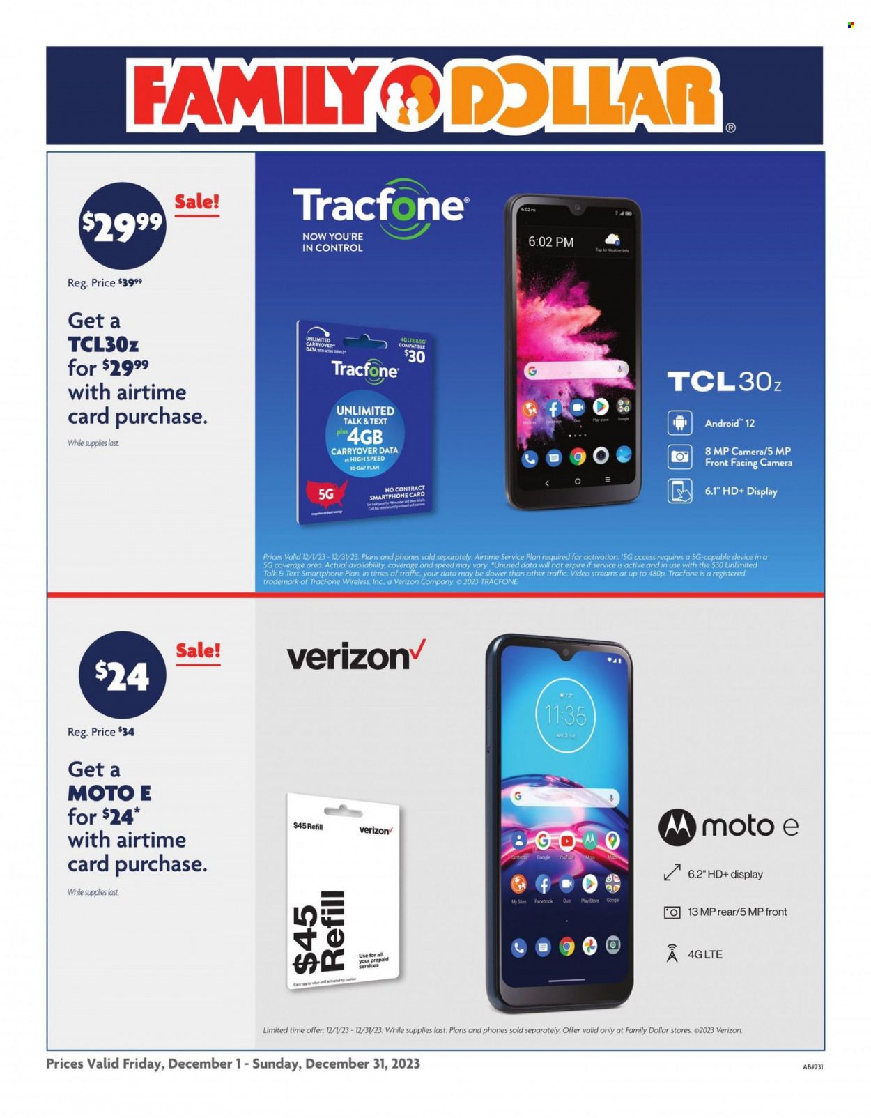 Family Dollar Weekly Ad Flyer Specials December 1 to December 31, 2023