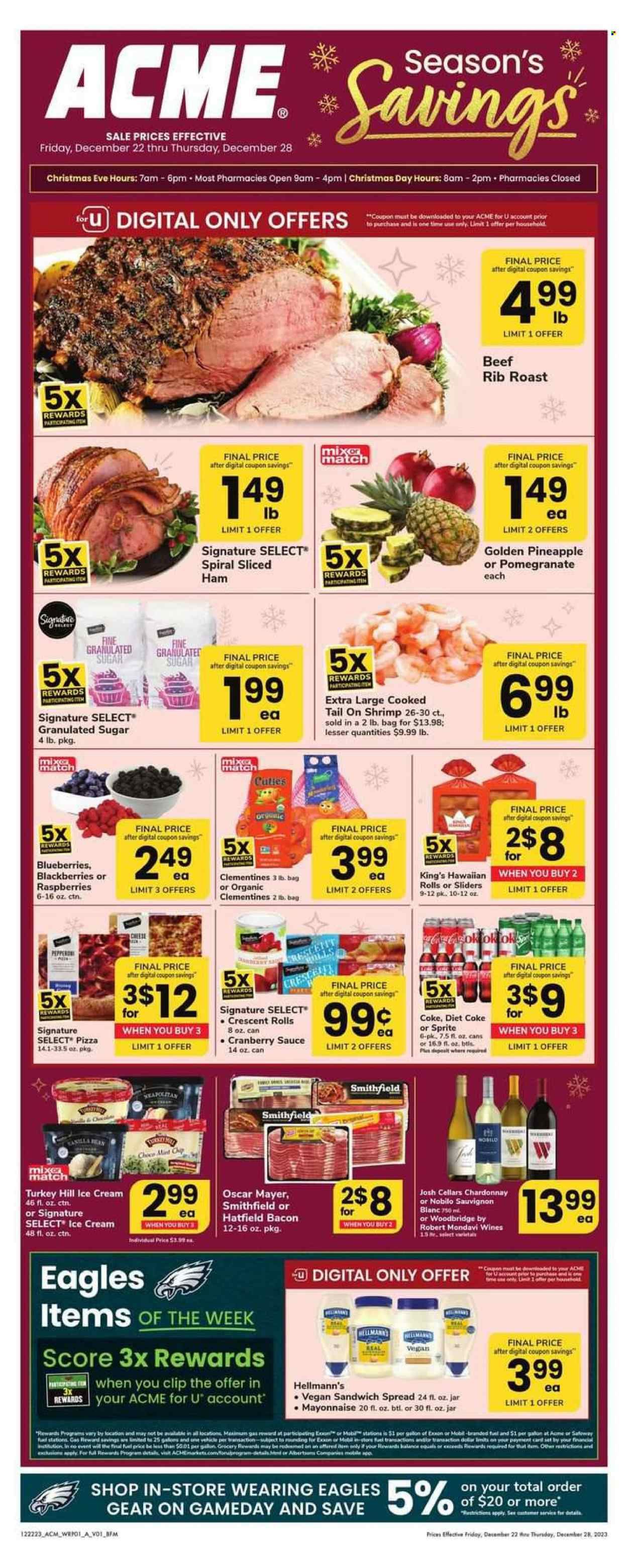 ACME (DE, NJ, NY, PA) Weekly Ad Flyer Specials December 22 to December 28, 2023