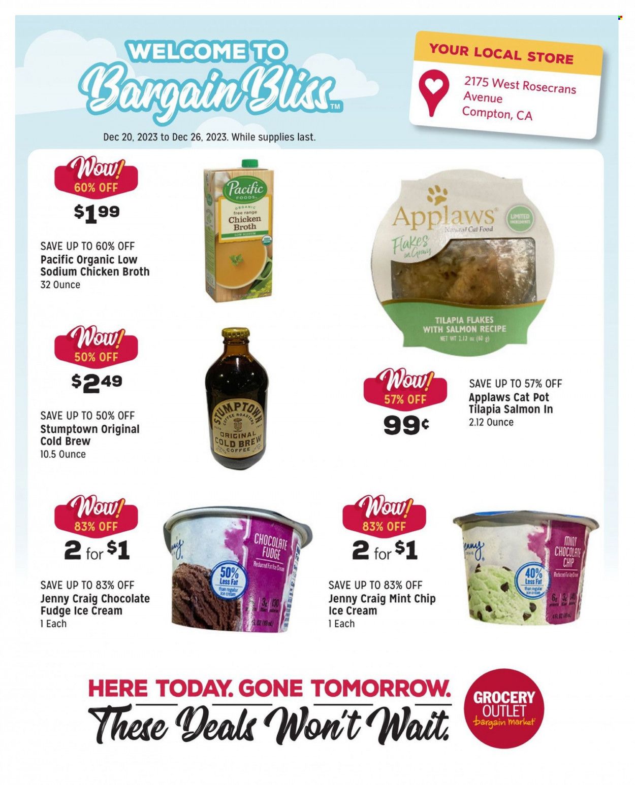 Grocery Outlet (CA, ID, OR, PA, WA) Weekly Ad Flyer Specials December 20 to December 26, 2023