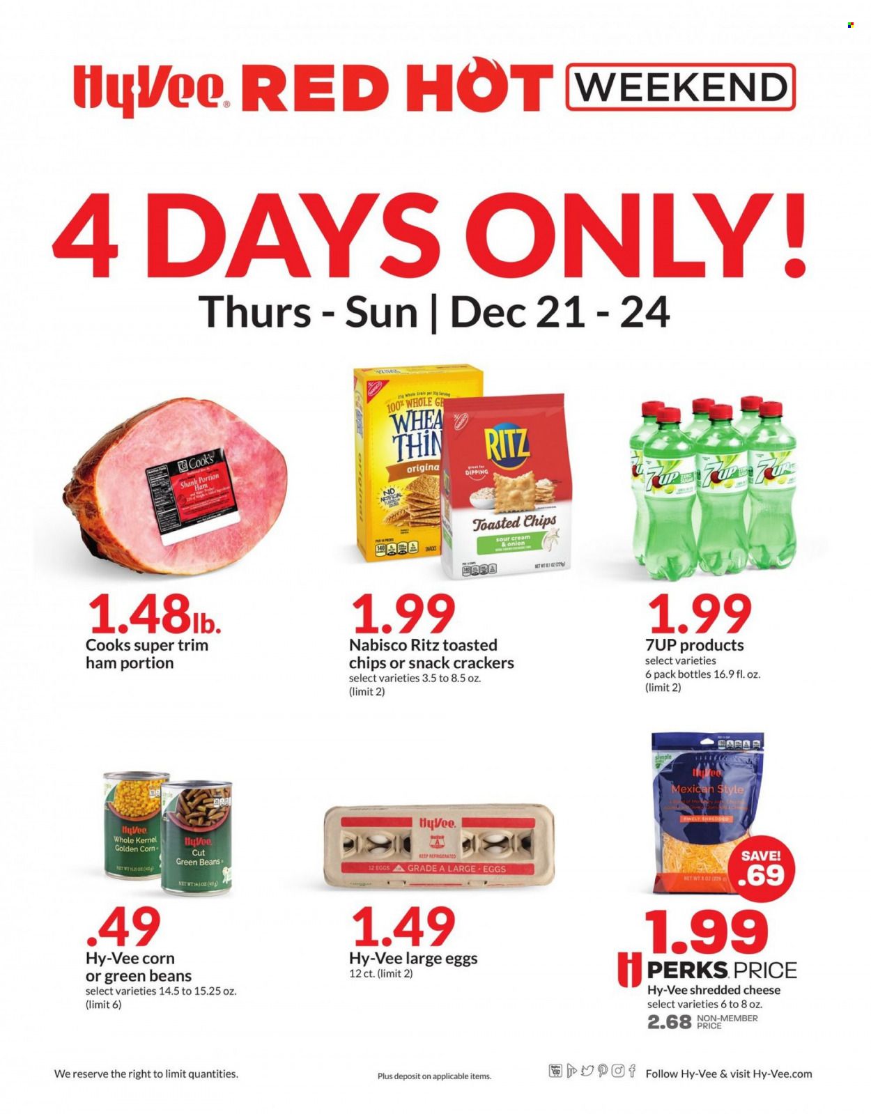 Hy-Vee (IA, IL, MN, MO, SD) Weekly Ad Flyer Specials December 21 to December 24, 2023