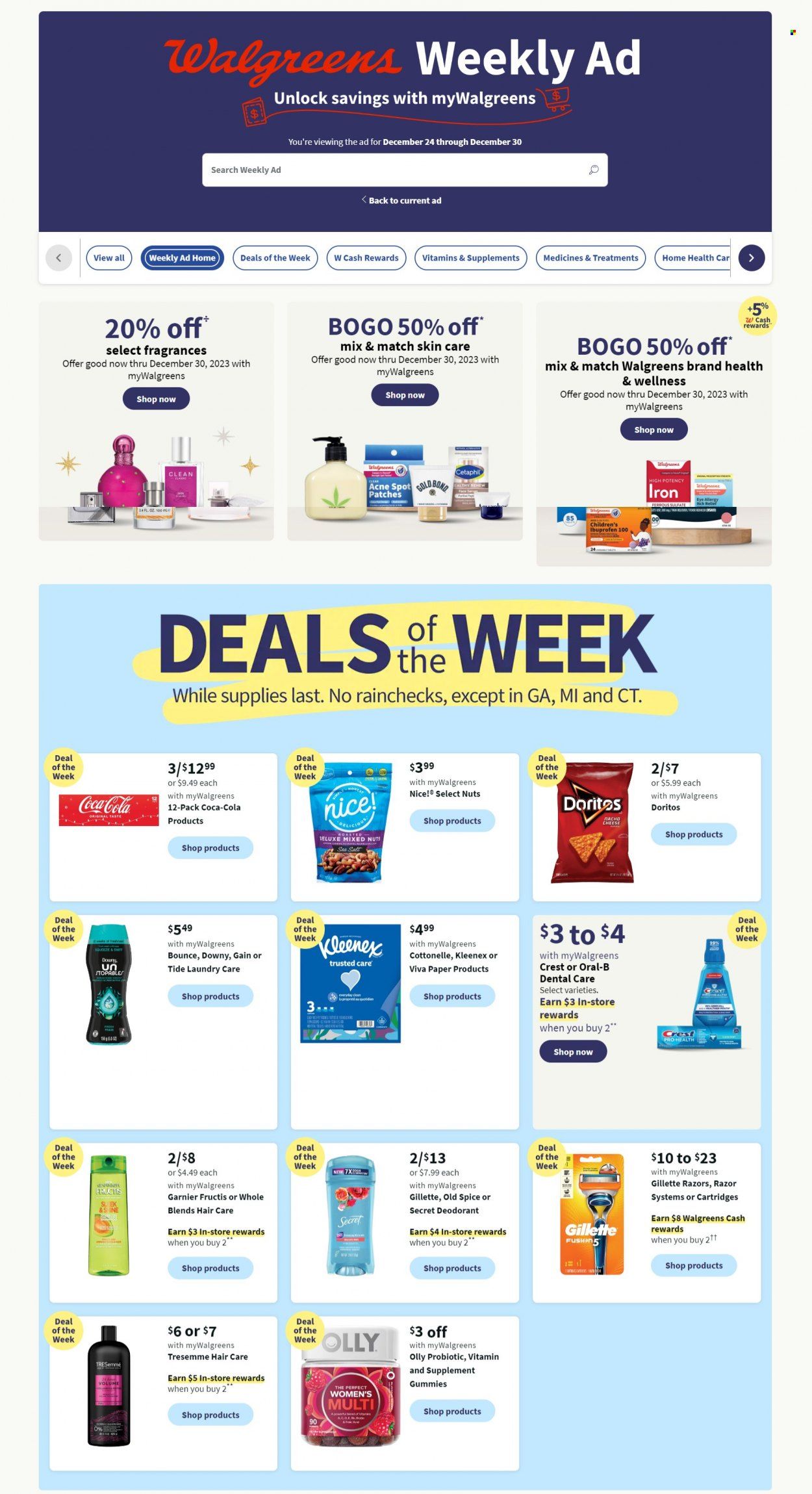 Walgreens Weekly Ad Flyer Specials December 24 to December 30, 2023