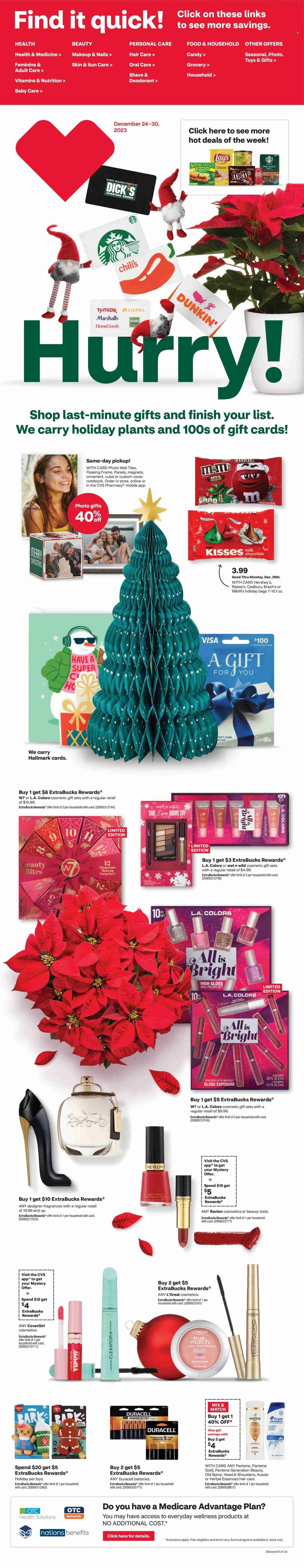 CVS Pharmacy Weekly Ad Flyer Specials December 24 to December 30, 2023