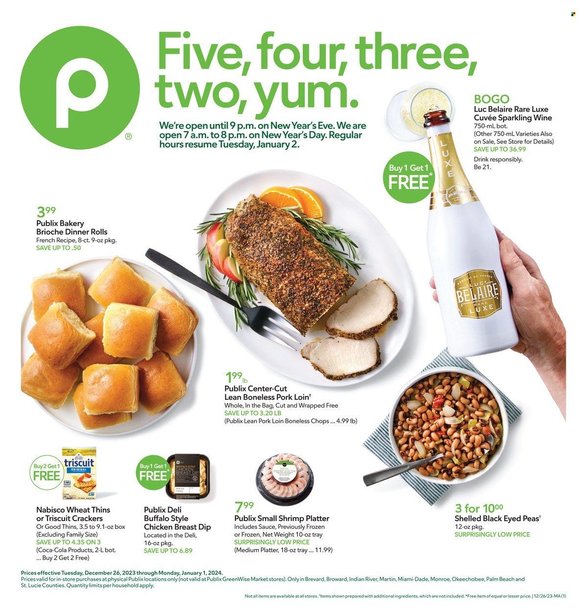 Publix (AL, FL, GA, NC, SC, TN) Weekly Ad Flyer Specials December 26 to January 1, 2024