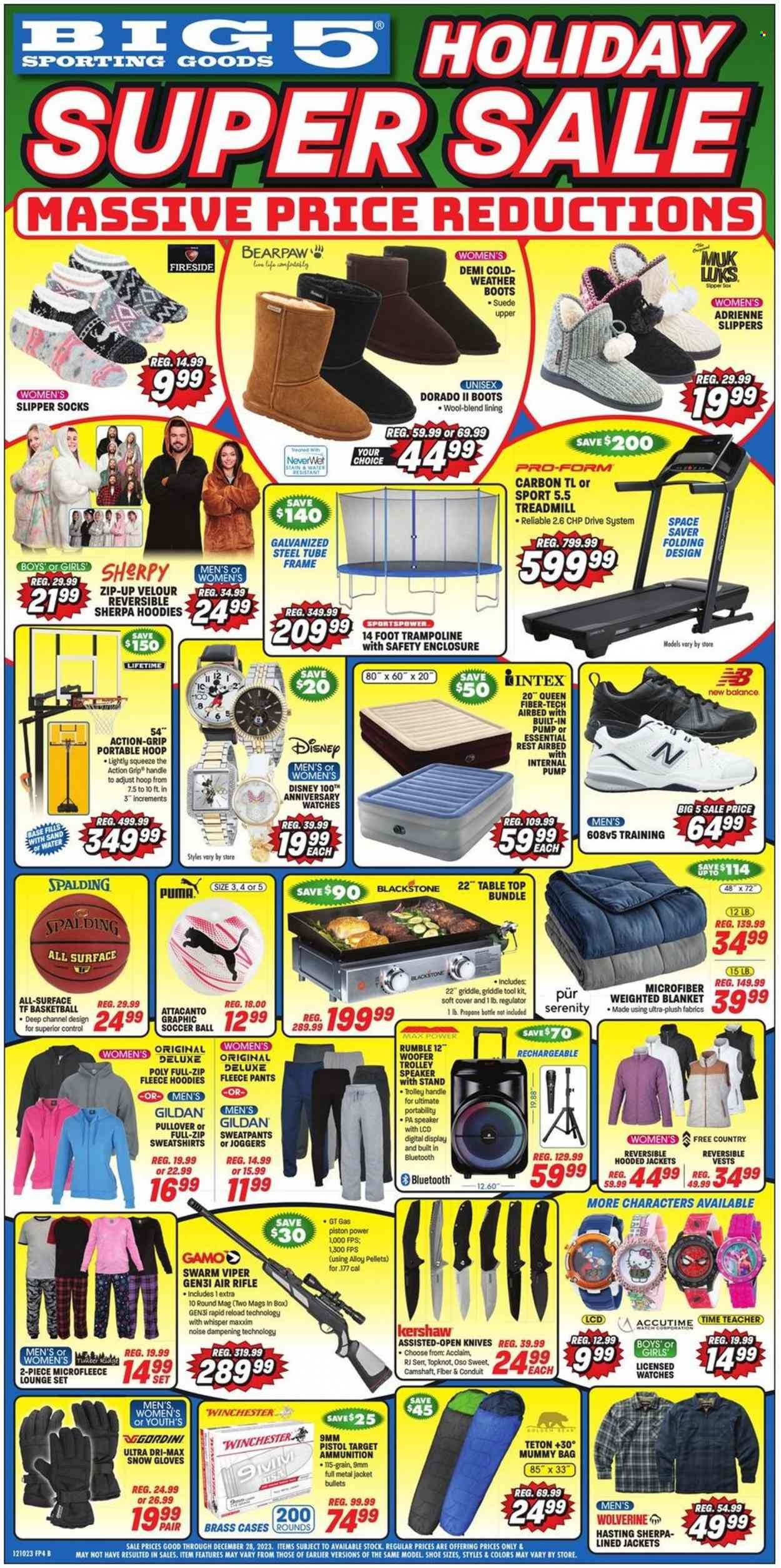 Big 5 (AZ, CA, CO, ID, NM, OR, UT, WA) Weekly Ad Flyer Specials December 25 to December 28, 2023