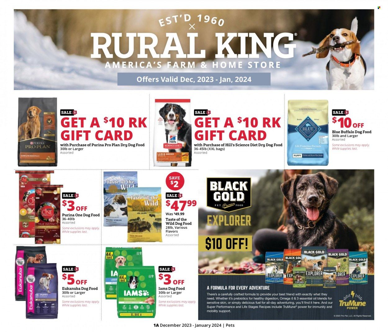 Rural King Weekly Ad Flyer Specials December 1 to January 31, 2024