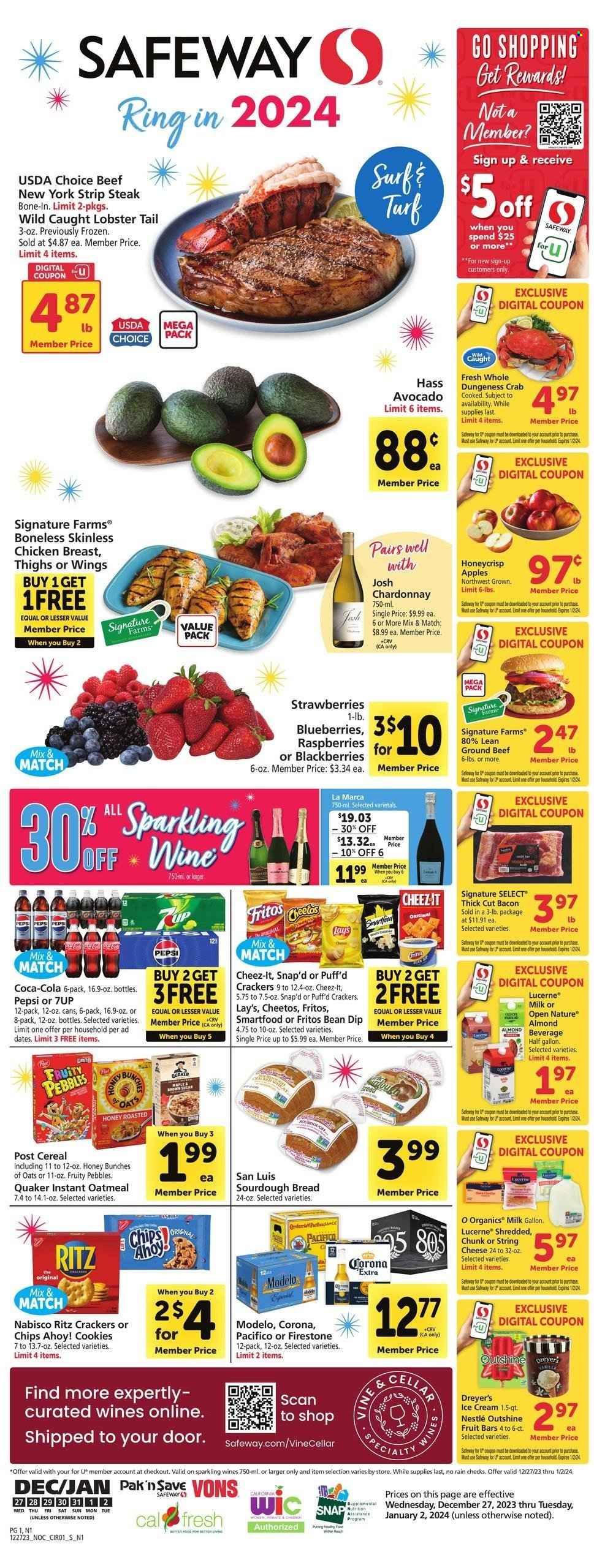 Safeway (CA) Weekly Ad Flyer Specials December 27 to January 2, 2024