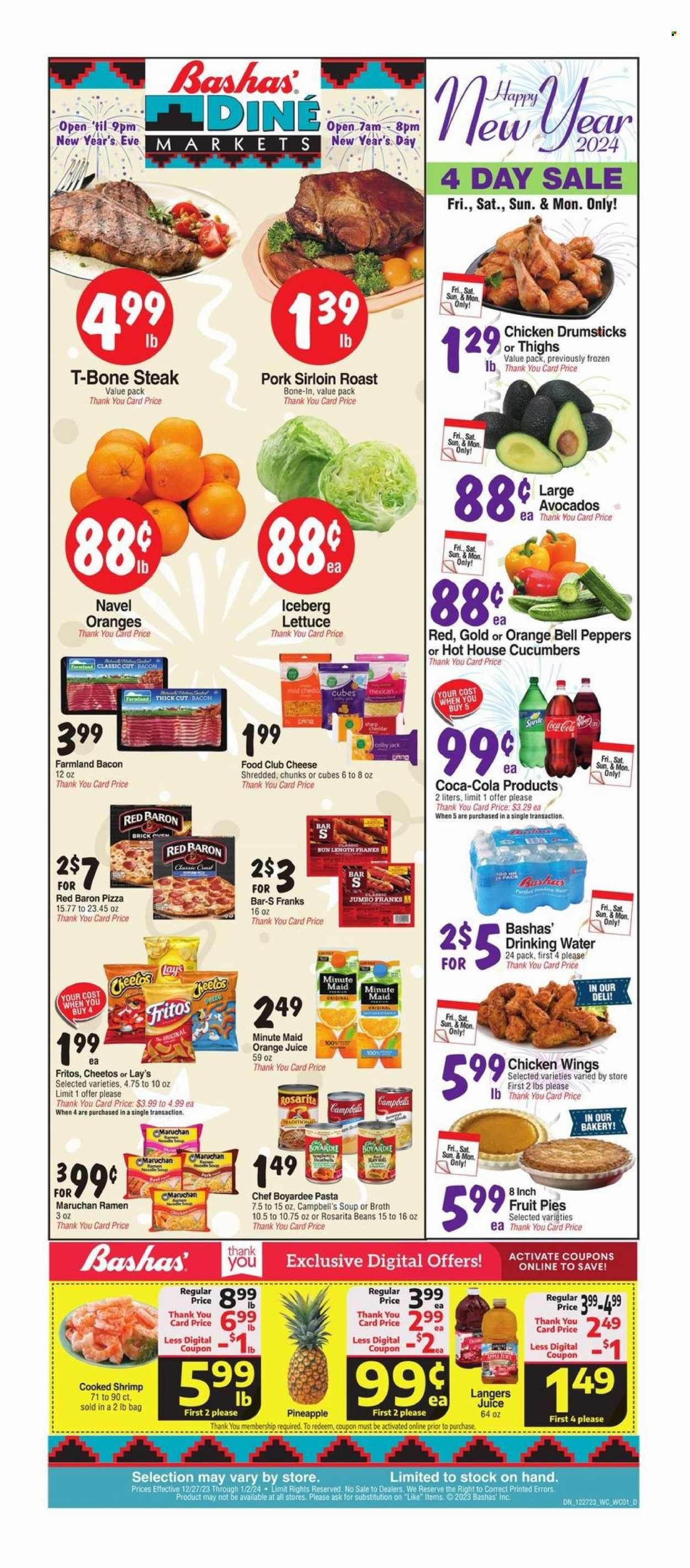 Bashas' Diné Markets (AZ, NM) Weekly Ad Flyer Specials December 27 to January 2, 2024