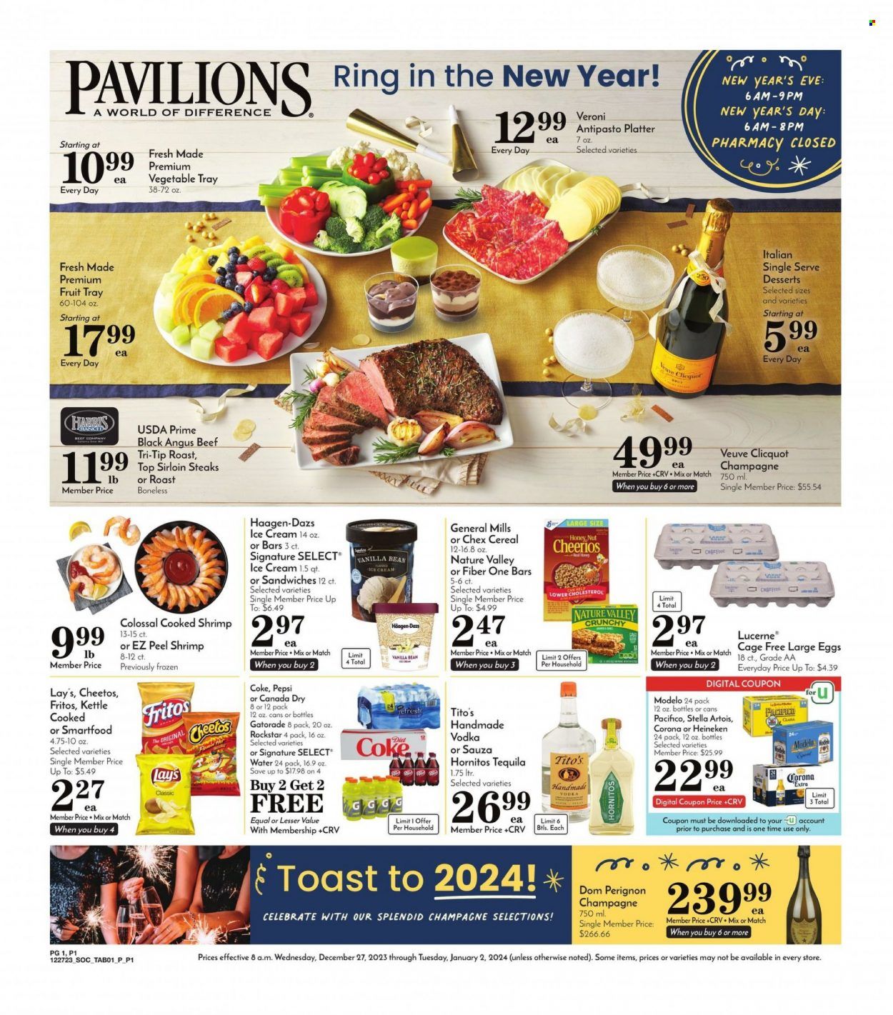 Pavilions (CA) Weekly Ad Flyer Specials December 27 to January 2, 2024