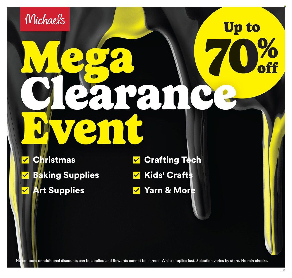 Michaels Weekly Ad Flyer Specials December 25 to December 30, 2023