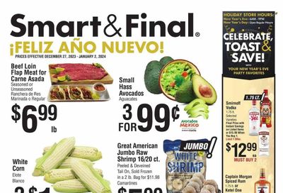 Smart & Final (CA) Weekly Ad Flyer Specials December 27 to January 2, 2024