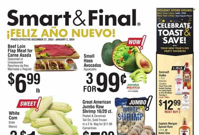 Smart & Final (CA) Weekly Ad Flyer Specials December 27 to January 2, 2024