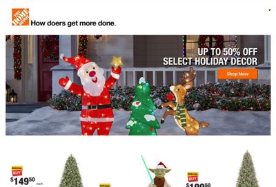 The Home Depot Weekly Ad Flyer Specials December 28 to January 4, 2024