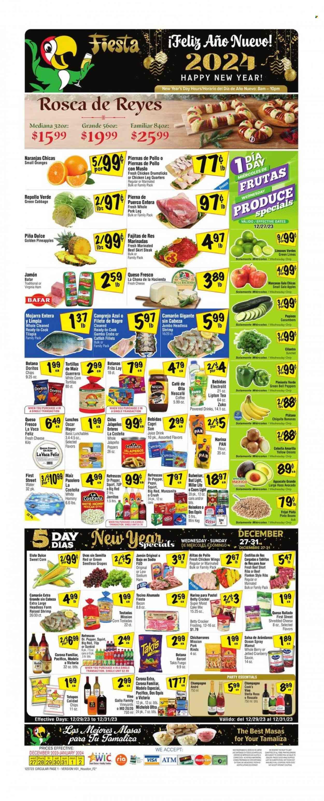 Fiesta Mart (TX) Weekly Ad Flyer Specials December 27 to January 2, 2024