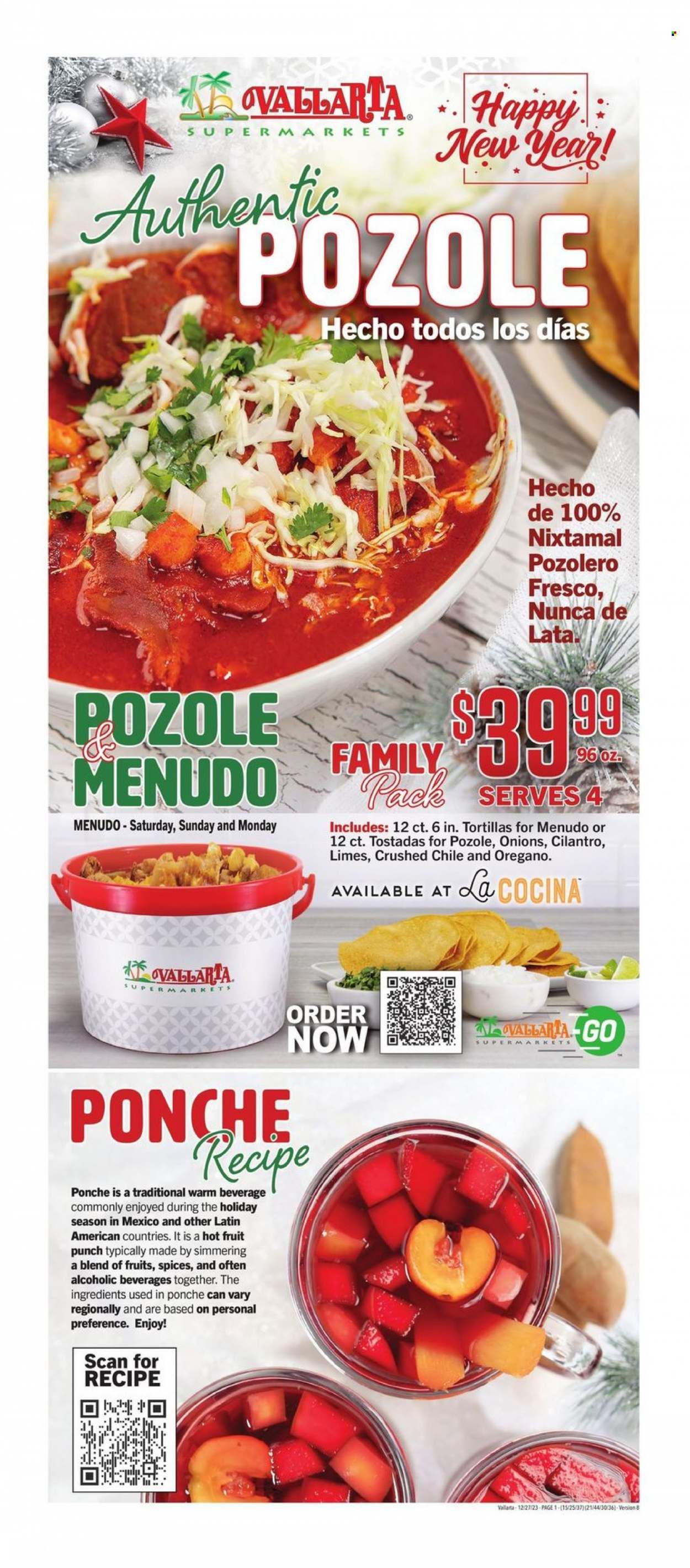Vallarta (CA) Weekly Ad Flyer Specials December 27 to January 2, 2024