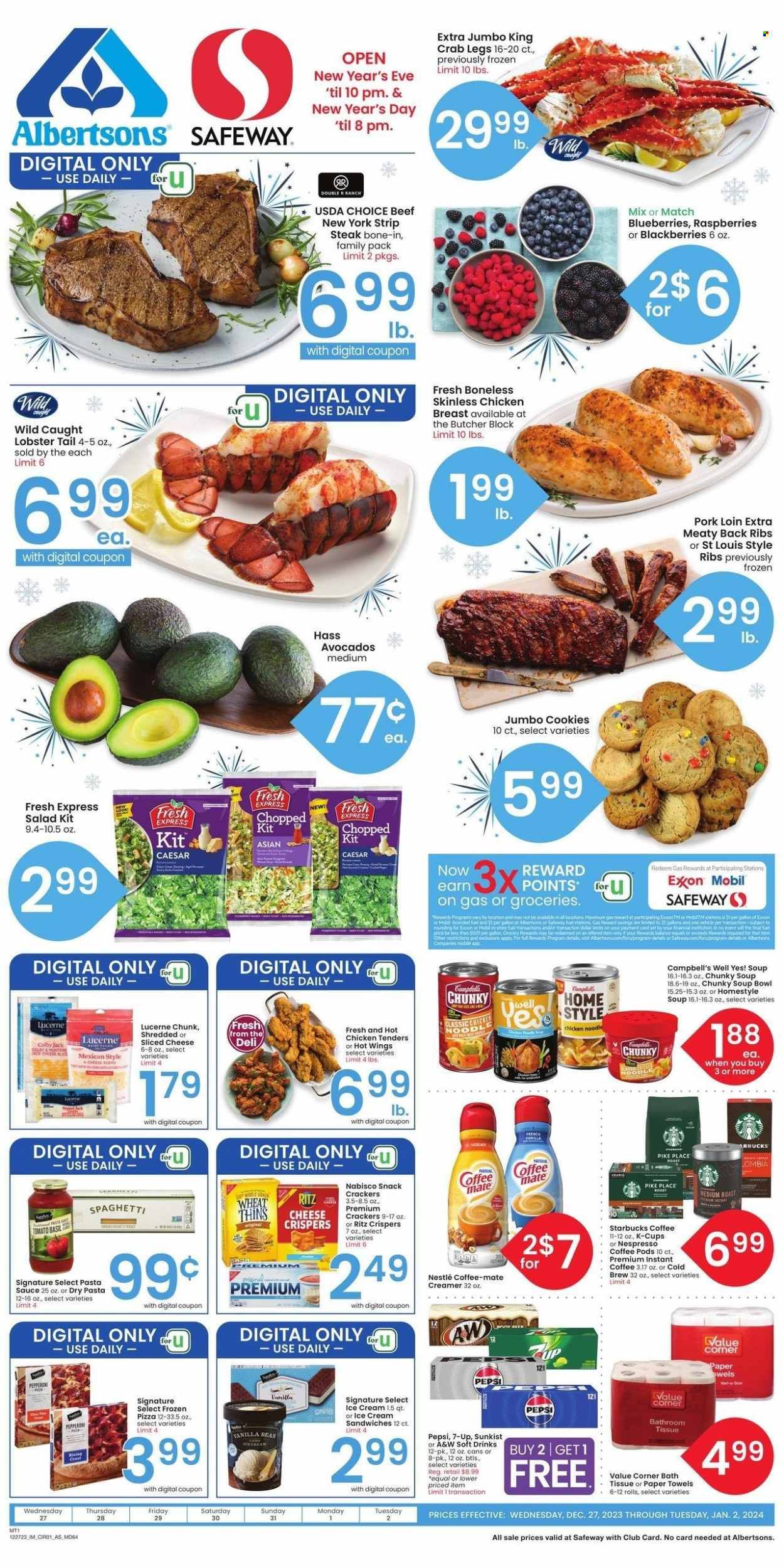 Safeway (MT) Weekly Ad Flyer Specials December 27 to January 2, 2024