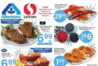 Safeway (MT) Weekly Ad Flyer Specials December 27 to January 2, 2024