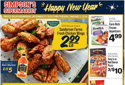 IGA (IN) Weekly Ad Flyer Specials December 27 to January 2, 2024