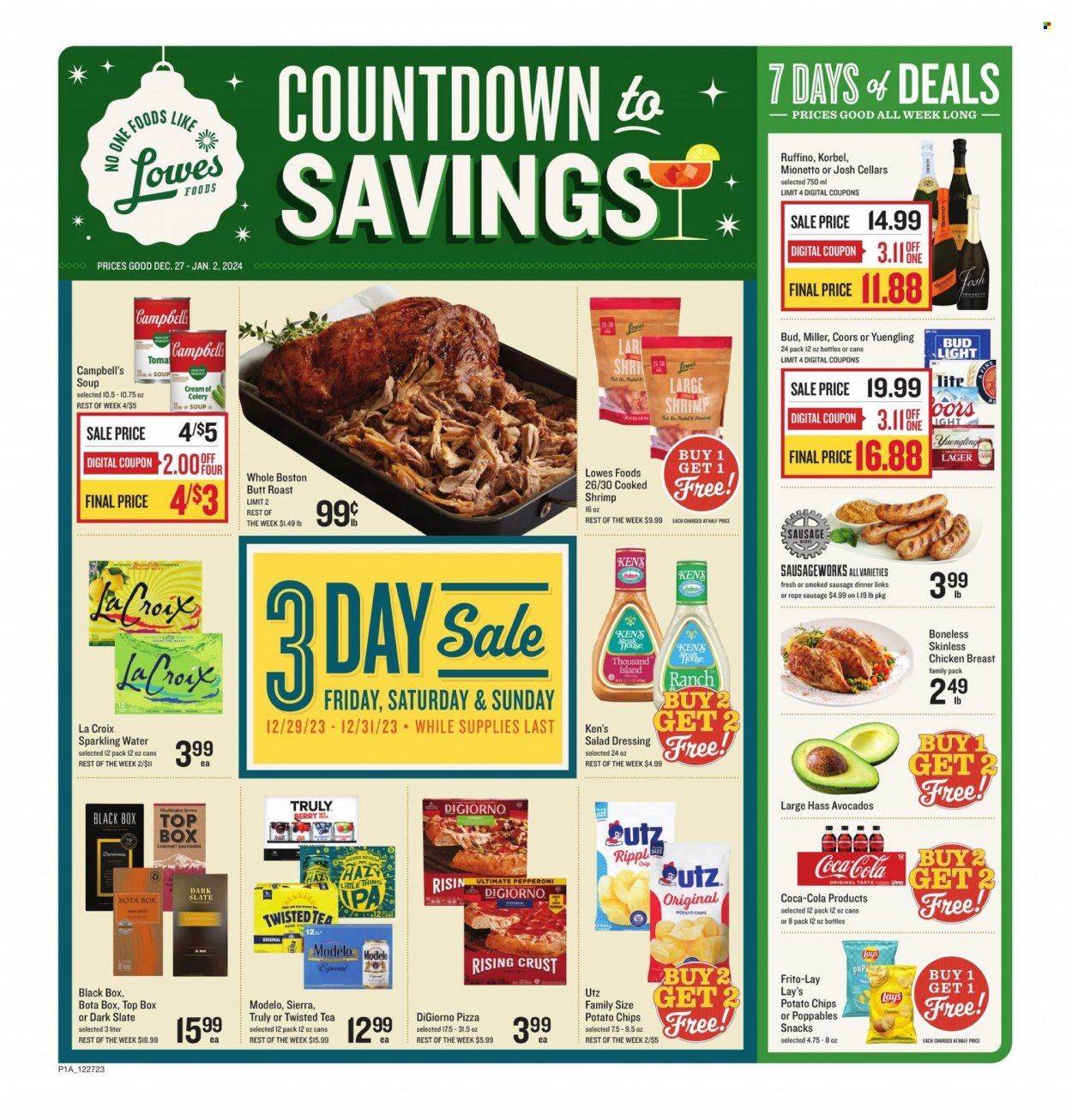 Lowes Foods (NC, SC) Weekly Ad Flyer Specials December 27 to January 2, 2024