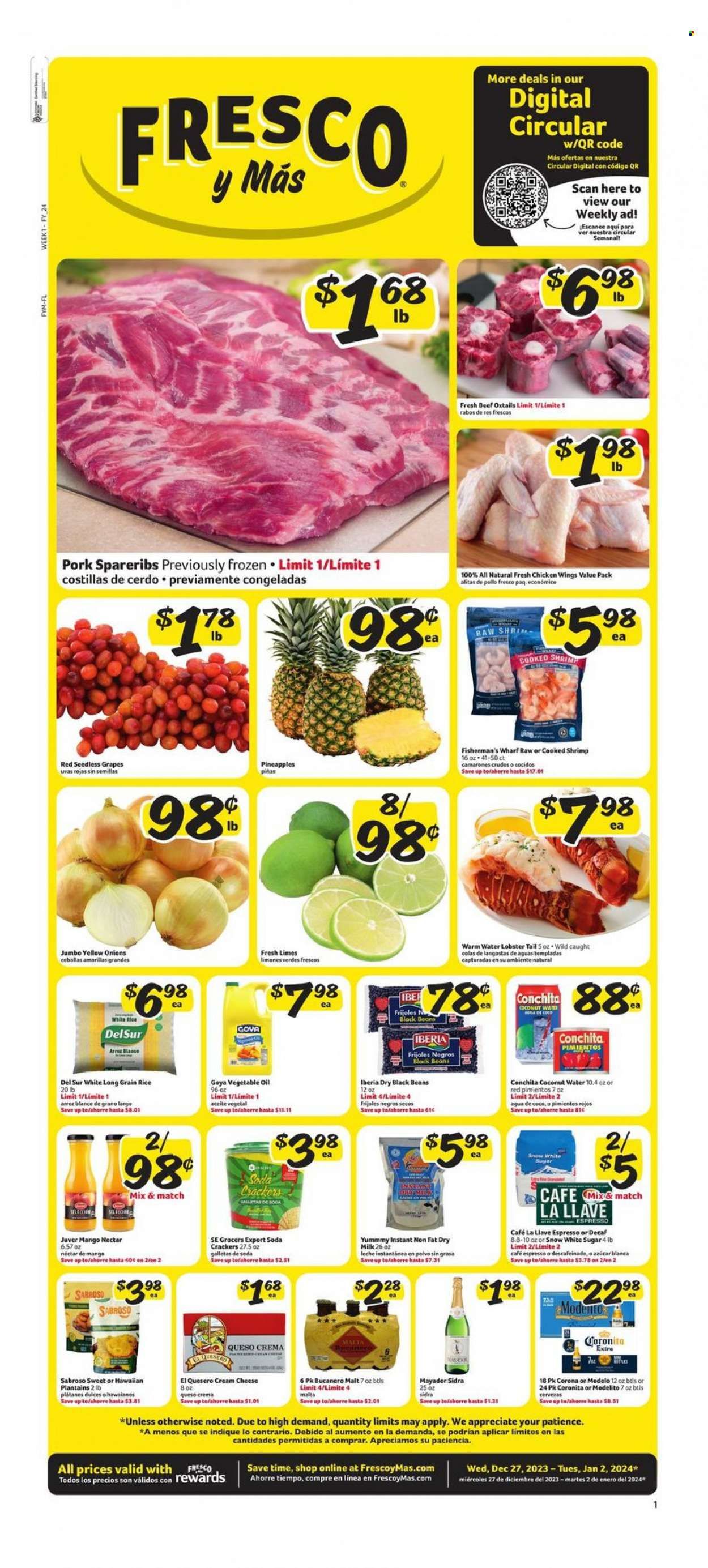 Fresco y Más (FL) Weekly Ad Flyer Specials December 27 to January 2, 2024