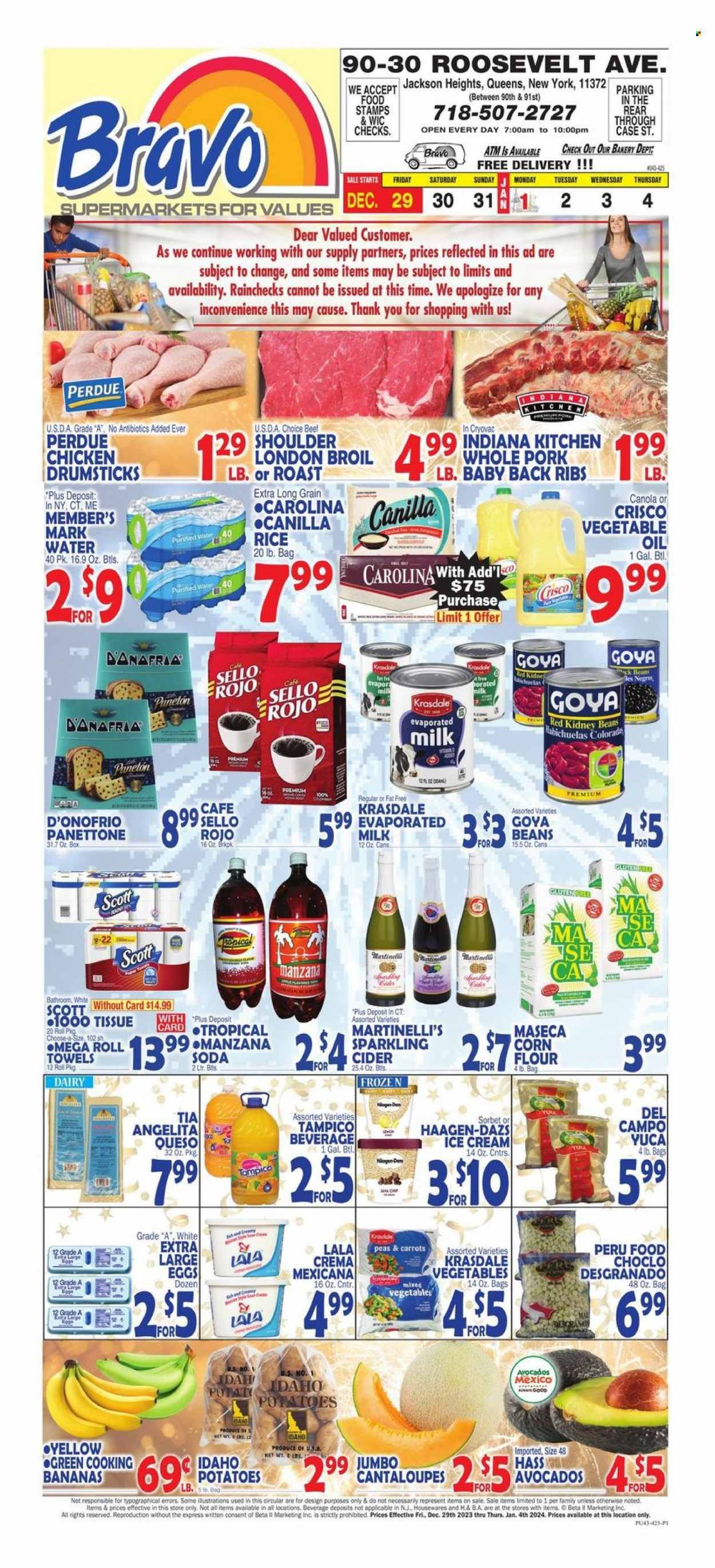 Bravo Supermarkets (CT, FL, MA, NJ, NY, PA) Weekly Ad Flyer Specials December 29 to January 4, 2024