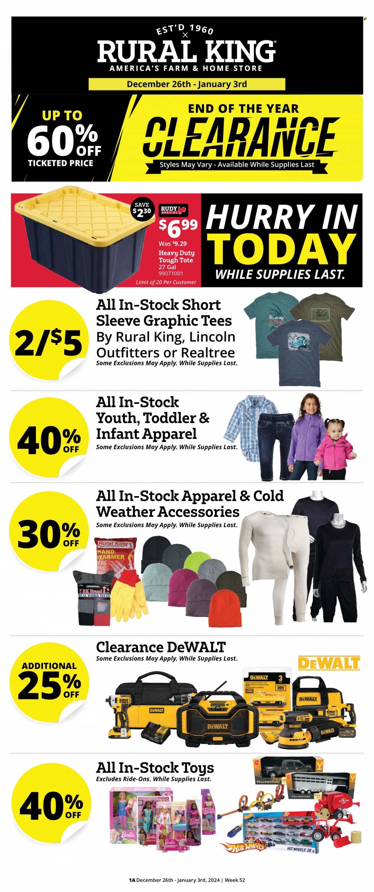 Rural King Weekly Ad Flyer Specials December 26 to February 3, 2024