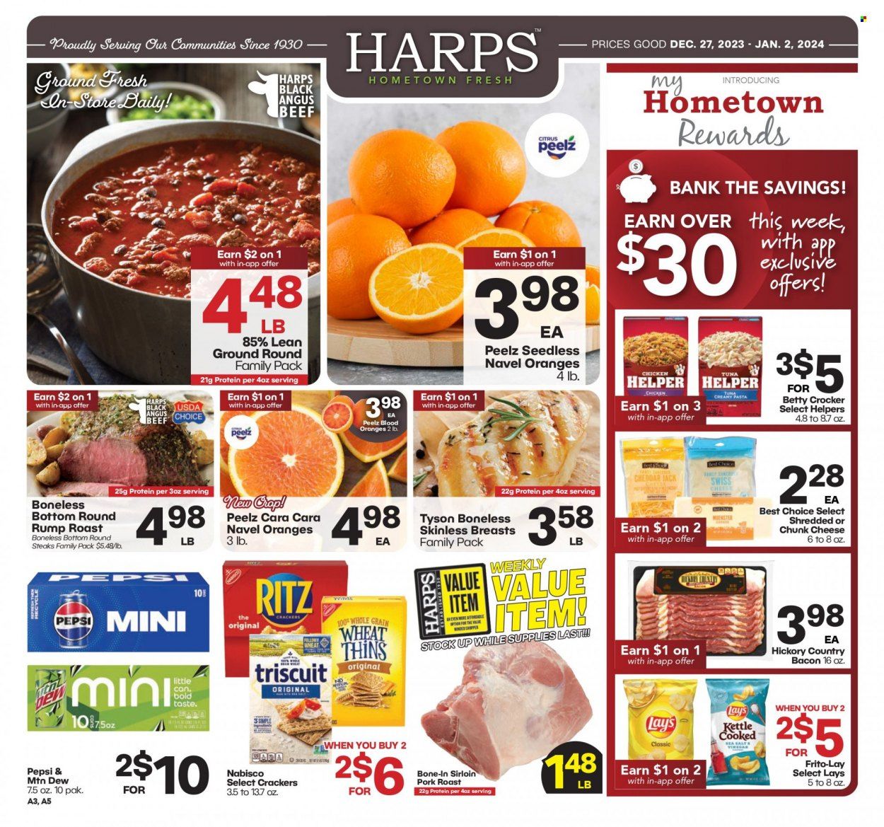 Harps Hometown Fresh (AR, KS, MO, OK) Weekly Ad Flyer Specials December 27 to January 2, 2024