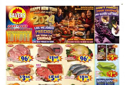 Savers Cost Plus (TX) Weekly Ad Flyer Specials December 27 to January 2, 2024