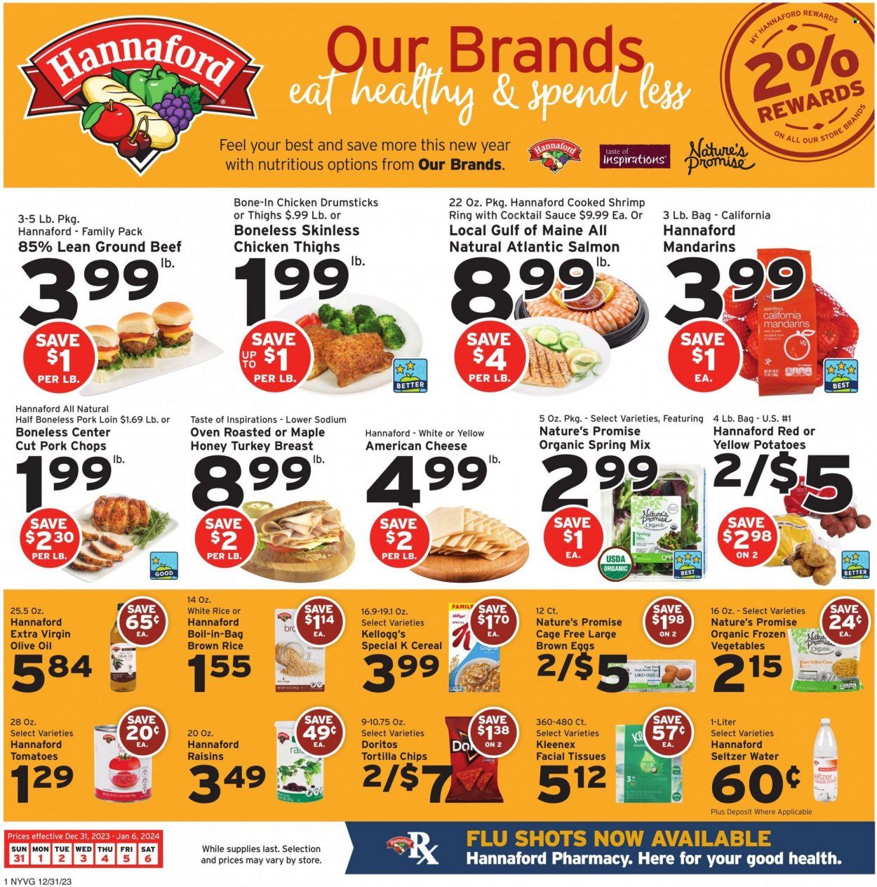 Hannaford (NY) Weekly Ad Flyer Specials December 31 to January 6, 2024