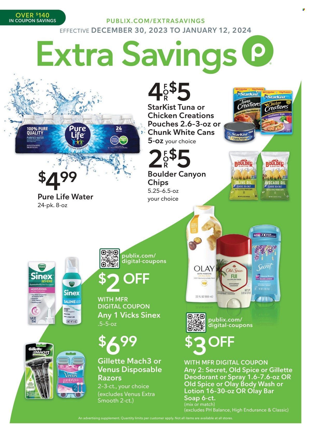 Publix (AL, FL, GA, NC, SC, TN) Weekly Ad Flyer Specials December 30 to January 12, 2024