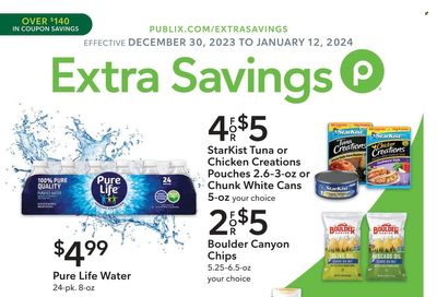Publix (AL, FL, GA, NC, SC, TN) Weekly Ad Flyer Specials December 30 to January 12, 2024