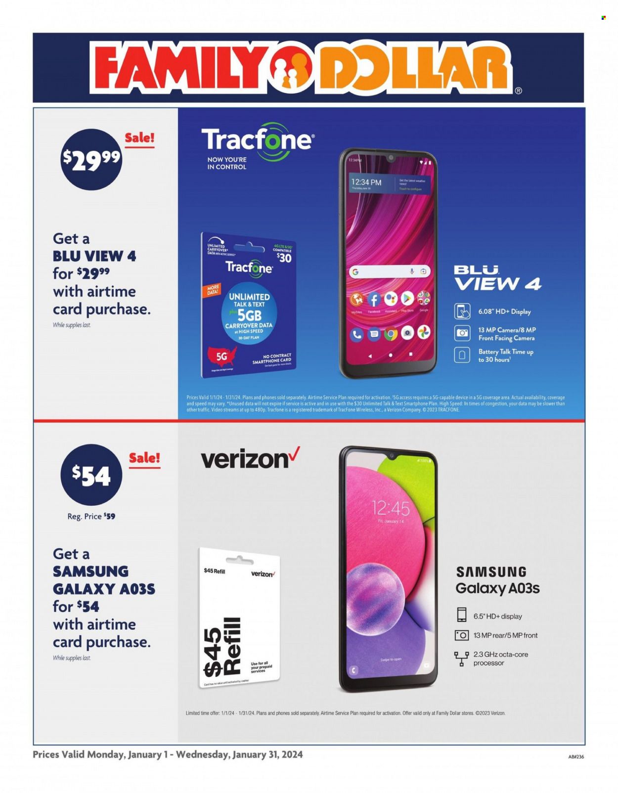 Family Dollar Weekly Ad Flyer Specials January 1 to January 31, 2024