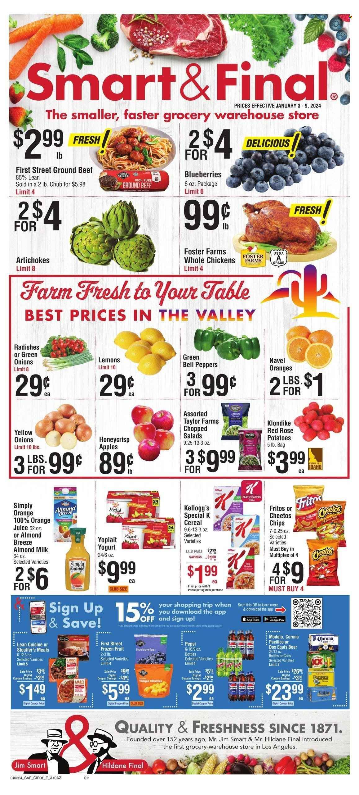 Smart & Final (AZ) Weekly Ad Flyer Specials January 3 to January 9, 2024